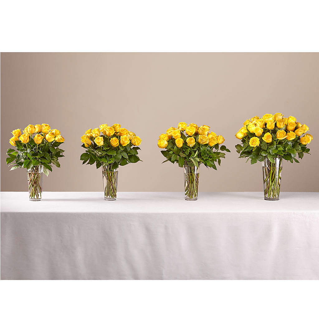 Long Stem Yellow Rose Bouquet – One Million Roses Llc, Caldwell ID