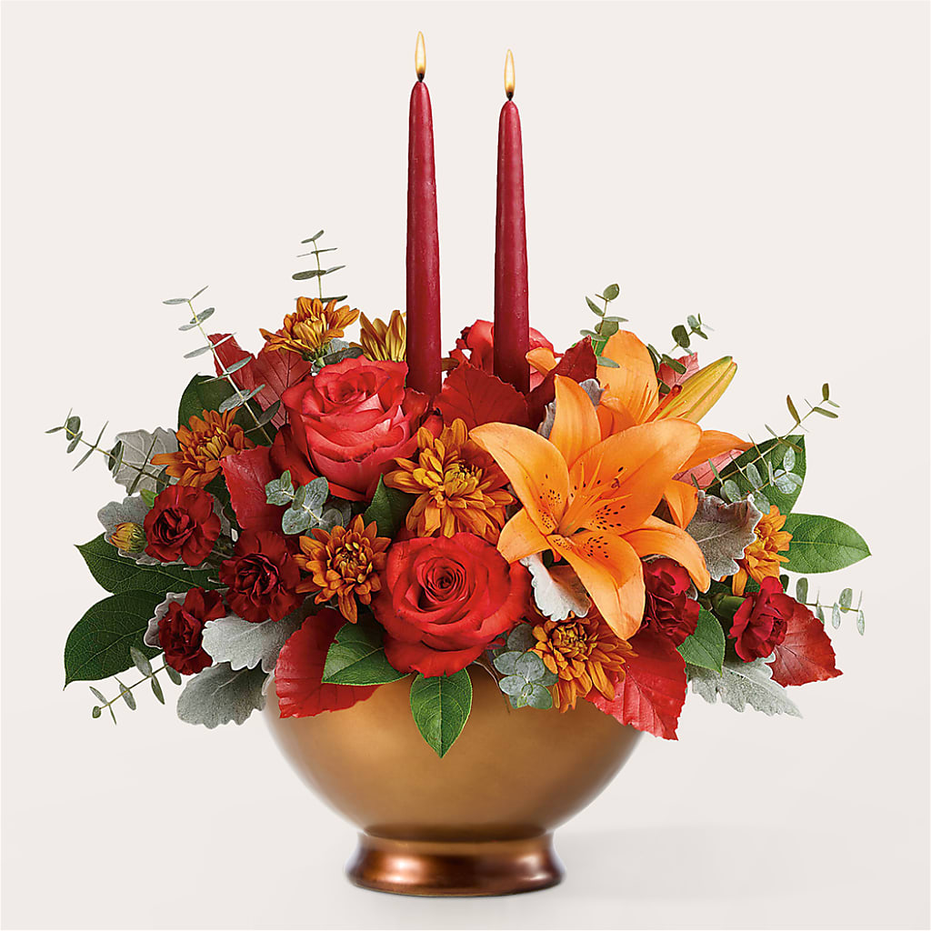 Fruits of Fall Centerpiece – One Million Roses Llc, Caldwell ID