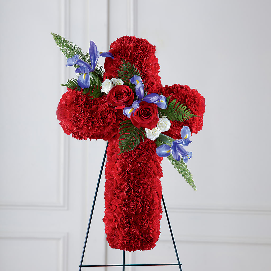 Faithful Hero Floral Cross – One Million Roses Llc, Caldwell ID
