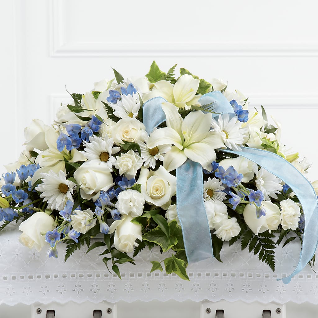 Tender Treasure Casket Spray – One Million Roses Llc, Caldwell ID