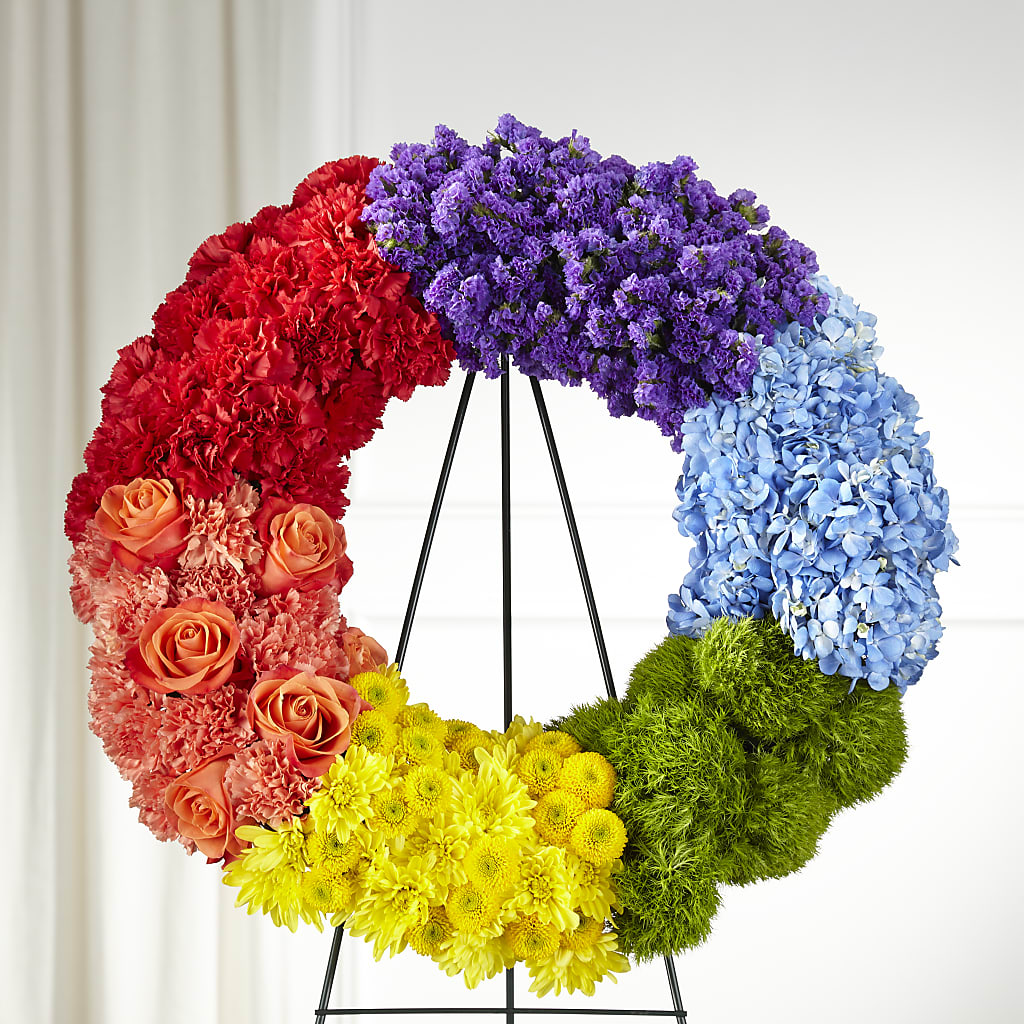 Circle of Love Wreath – One Million Roses Llc, Caldwell ID