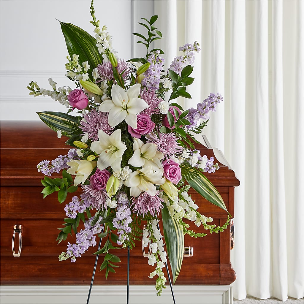 Grateful Hearts Standing Spray – One Million Roses Llc, Caldwell ID