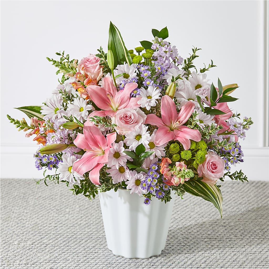 Abundant Compassion Floor Basket – One Million Roses Llc, Caldwell ID