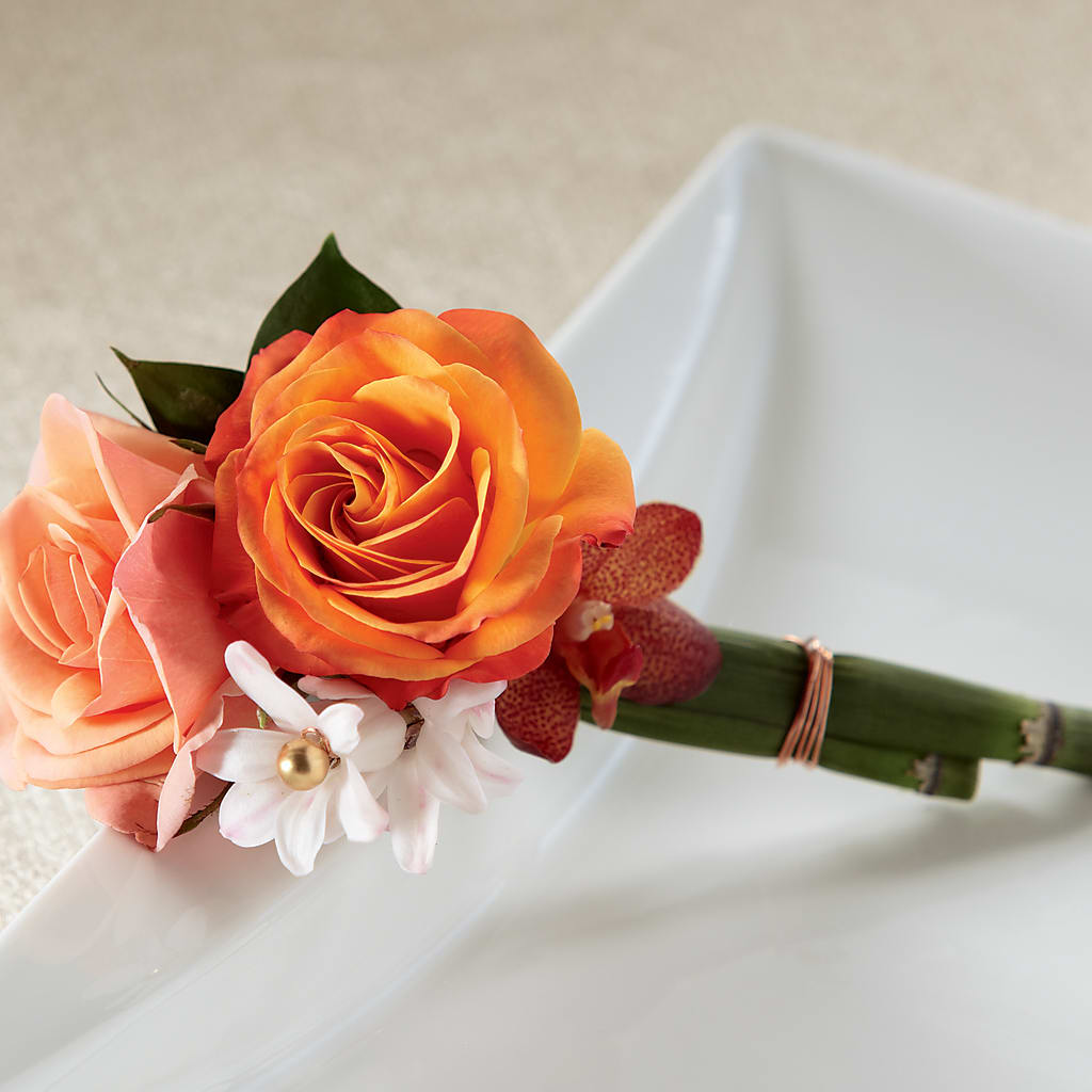 Sunset Dream Boutonniere – One Million Roses Llc, Caldwell ID