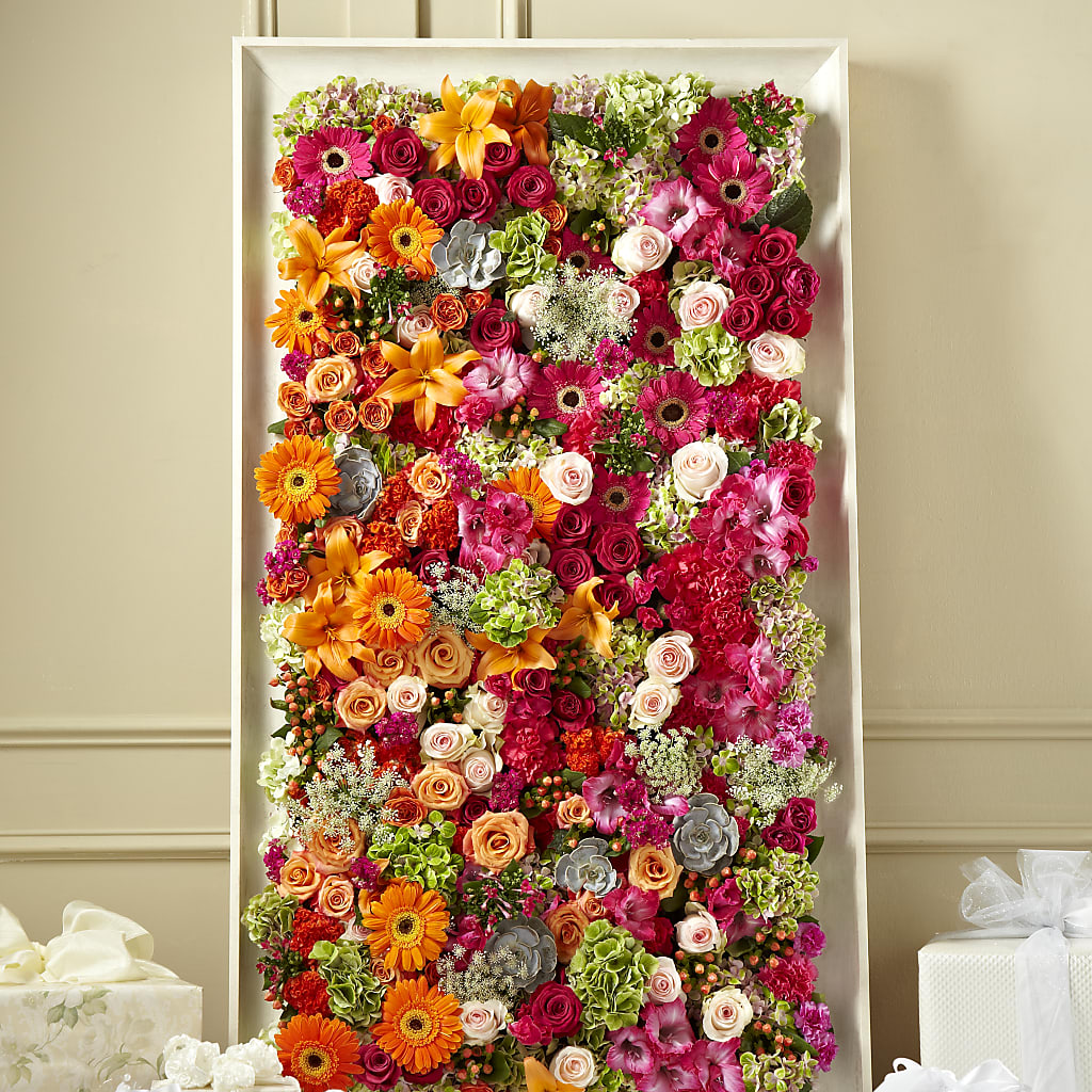 Fresh Picked Floral Wall – One Million Roses Llc, Caldwell ID
