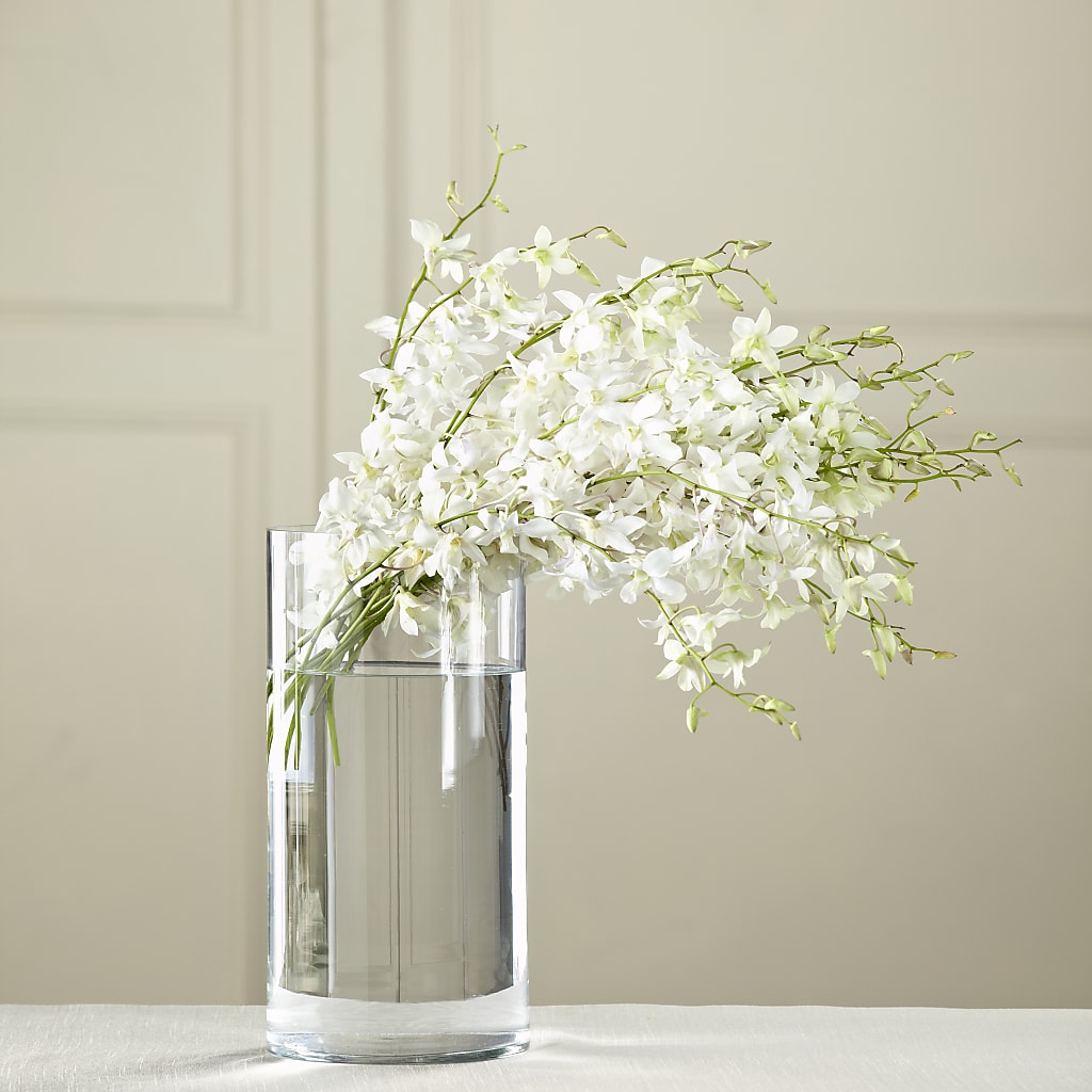 White Dendrobium Bouquet – One Million Roses Llc, Caldwell ID