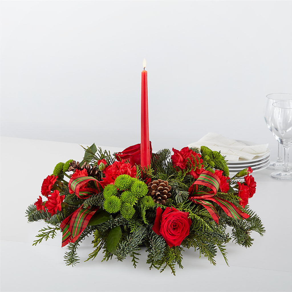 By the Candlelight Centerpiece –  One Million Roses Llc, Caldwell ID