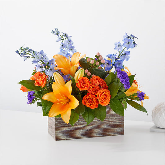 Radiant Citrus Box Bouquet –  One Million Roses Llc, Caldwell ID