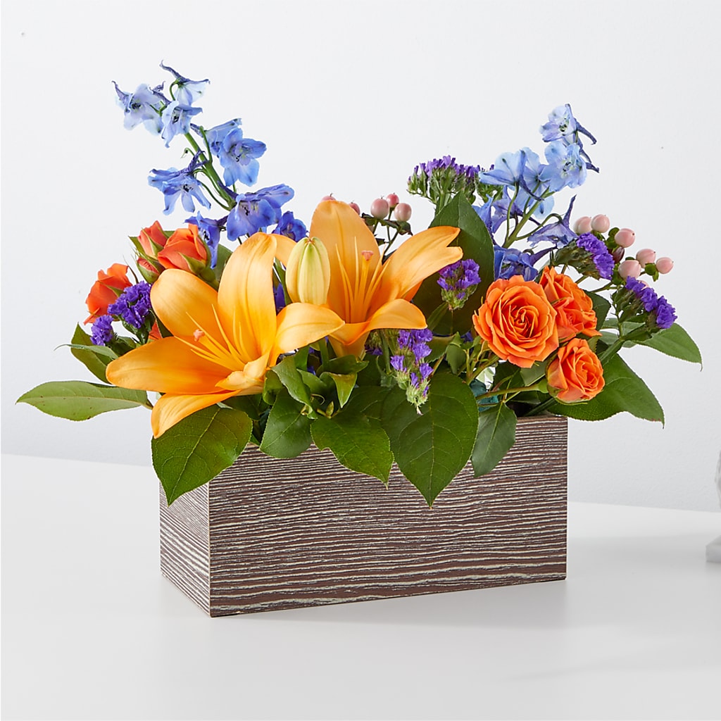 Radiant Citrus Box Bouquet –  One Million Roses Llc, Caldwell ID