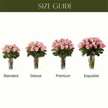 Long Stem Pink Rose Bouquet –  One Million Roses Llc, Caldwell ID