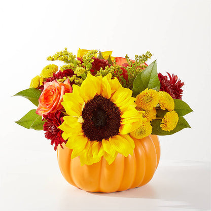 Golden Gourd Pumpkin Bouquet –  One Million Roses Llc, Caldwell ID