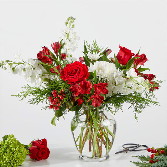 Merry Moment Bouquet – A Florist Original –  One Million Roses Llc, Caldwell ID