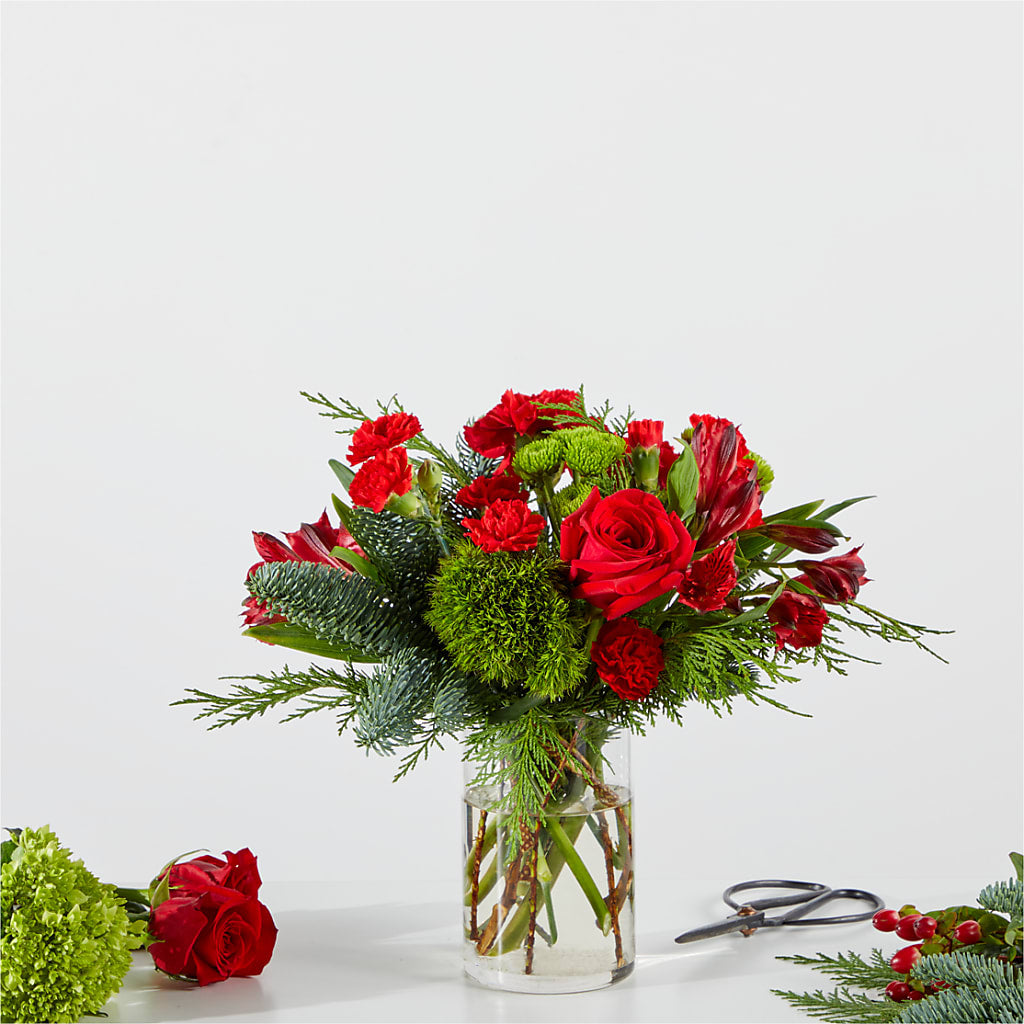 Merry Moment Bouquet – A Florist Original –  One Million Roses Llc, Caldwell ID