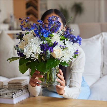 Cerulean Waves Bouquet –  One Million Roses Llc, Caldwell ID