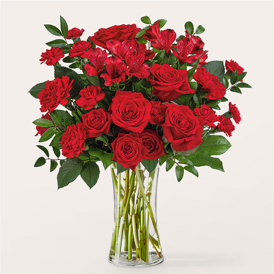 Brilliant Ruby Bouquet –  One Million Roses Llc, Caldwell ID