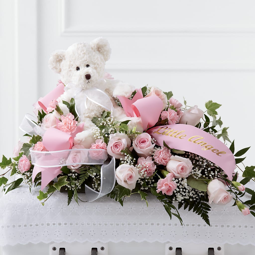 Touch of Sympathy Casket Spray –  One Million Roses Llc, Caldwell ID