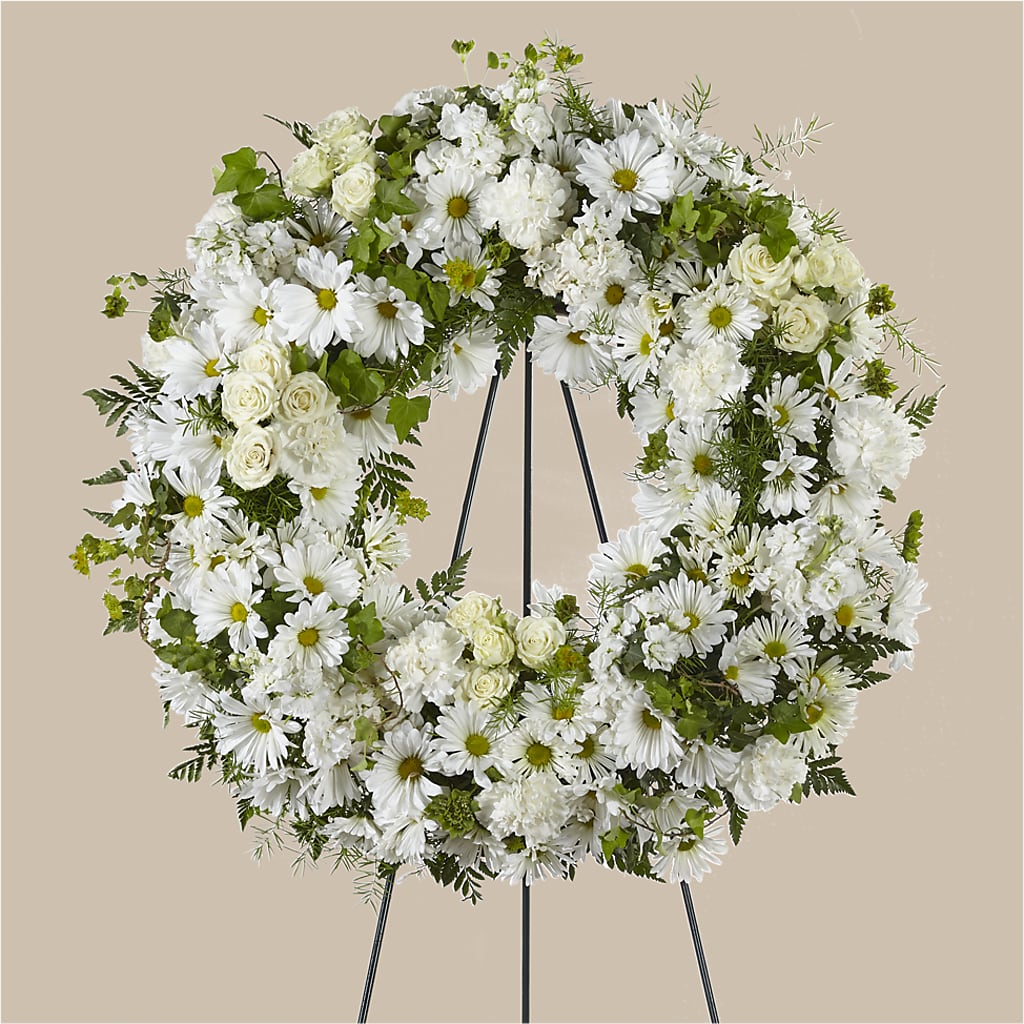Faithful Wishes Wreath –  One Million Roses Llc, Caldwell ID