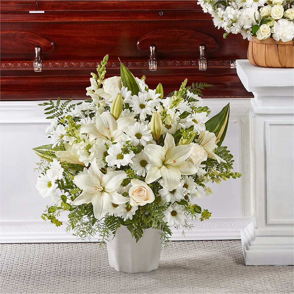 Thoughts of Tranquility Floor Basket –  One Million Roses Llc, Caldwell ID