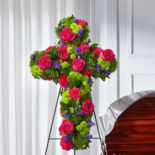Tribute Rose Floral Cross –  One Million Roses Llc, Caldwell ID