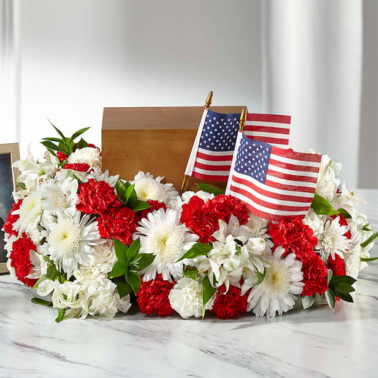 Spirit of Patriotism Cremation Adornment –  One Million Roses Llc, Caldwell ID