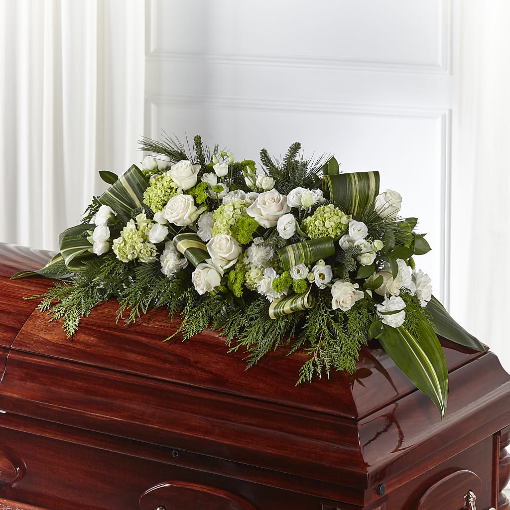 Hopeful Gesture Casket Spray –  One Million Roses Llc, Caldwell ID