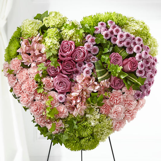 Heartwarming Standing Heart –  One Million Roses Llc, Caldwell ID