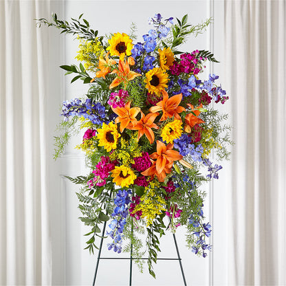 Sunlit Memories Standing Spray (Standard) –  One Million Roses Llc, Caldwell ID