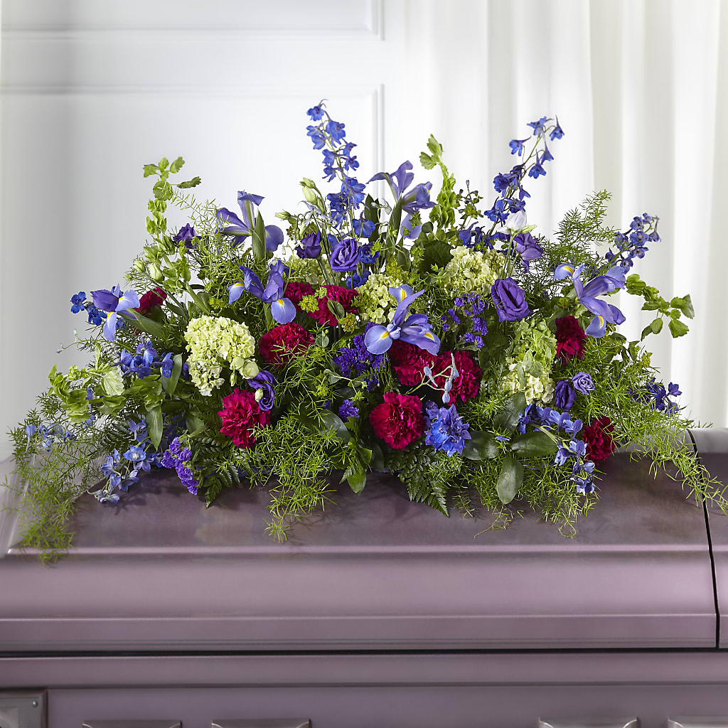 Always Treasured Casket Spray –  One Million Roses Llc, Caldwell ID