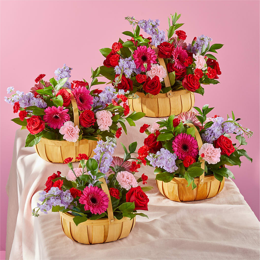Pink Picnic Basket –  One Million Roses Llc, Caldwell ID