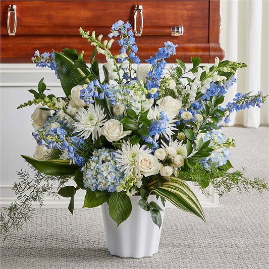 Everlasting Memories Floor Basket –  One Million Roses Llc, Caldwell ID