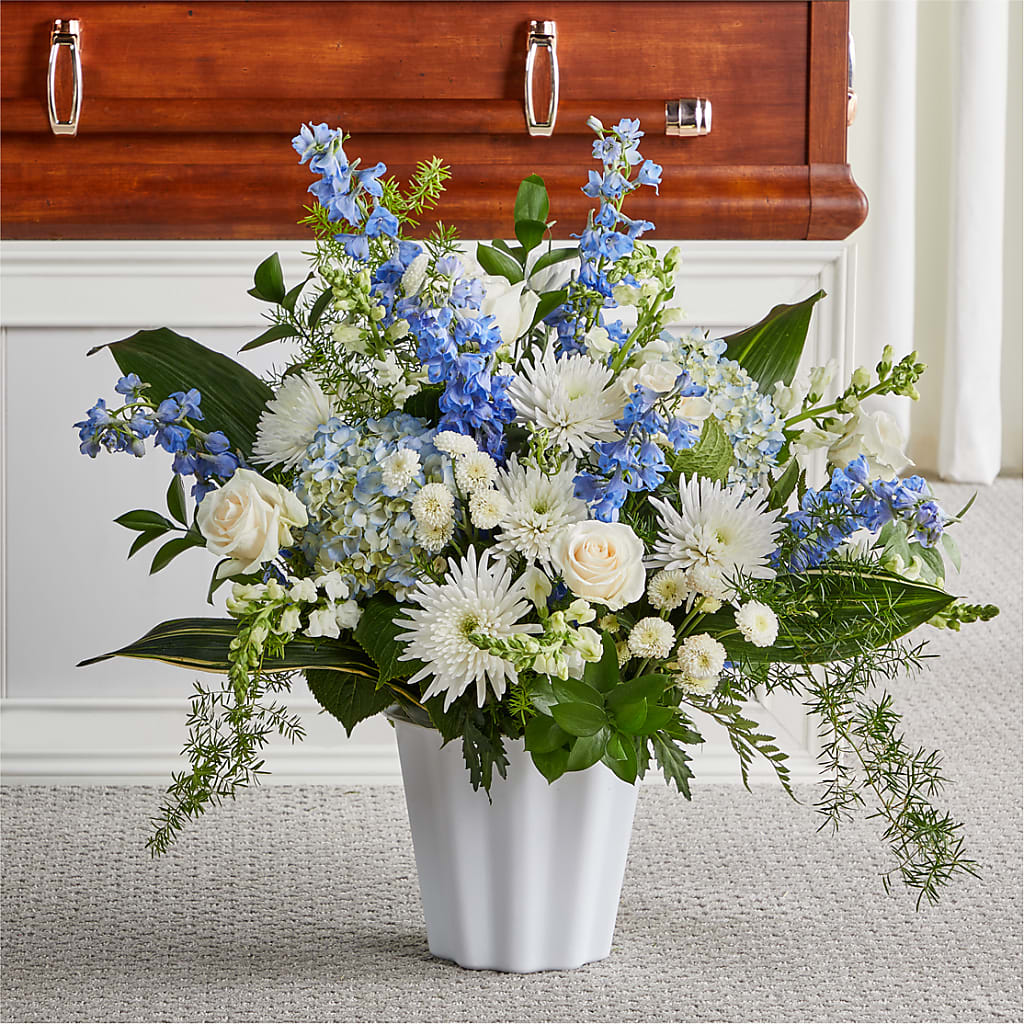 Everlasting Memories Floor Basket –  One Million Roses Llc, Caldwell ID