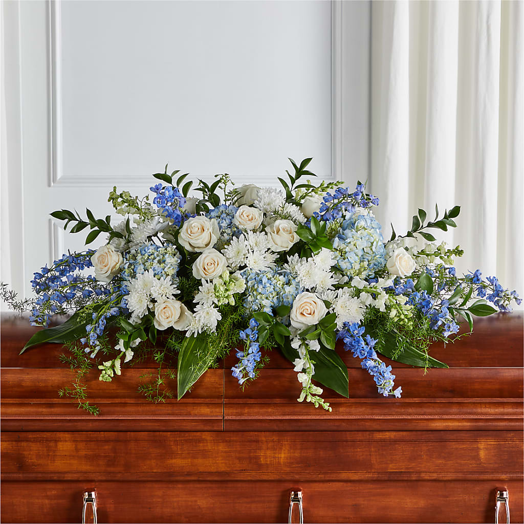 Timeless Essence Casket Spray –  One Million Roses Llc, Caldwell ID