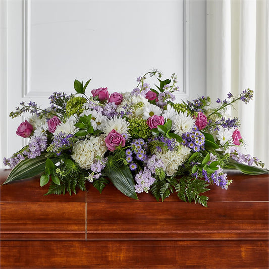 Meadows of Serenity Casket Spray –  One Million Roses Llc, Caldwell ID
