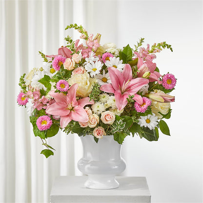 Empathetic Blooms Urn Arrangement –  One Million Roses Llc, Caldwell ID
