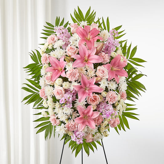 Offering Solace Standing Spray –  One Million Roses Llc, Caldwell ID