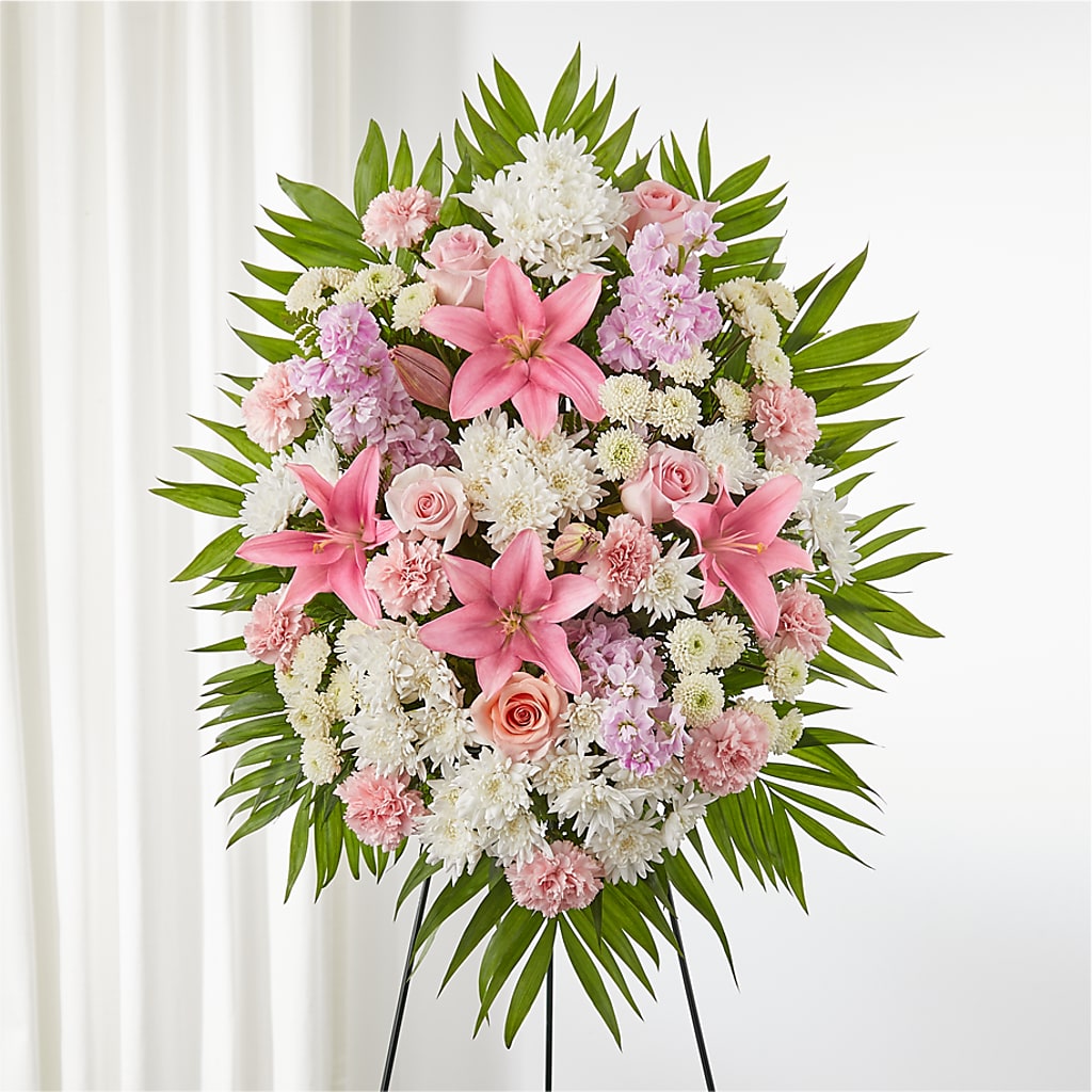 Offering Solace Standing Spray –  One Million Roses Llc, Caldwell ID