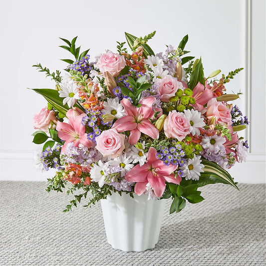 Abundant Compassion Floor Basket –  One Million Roses Llc, Caldwell ID