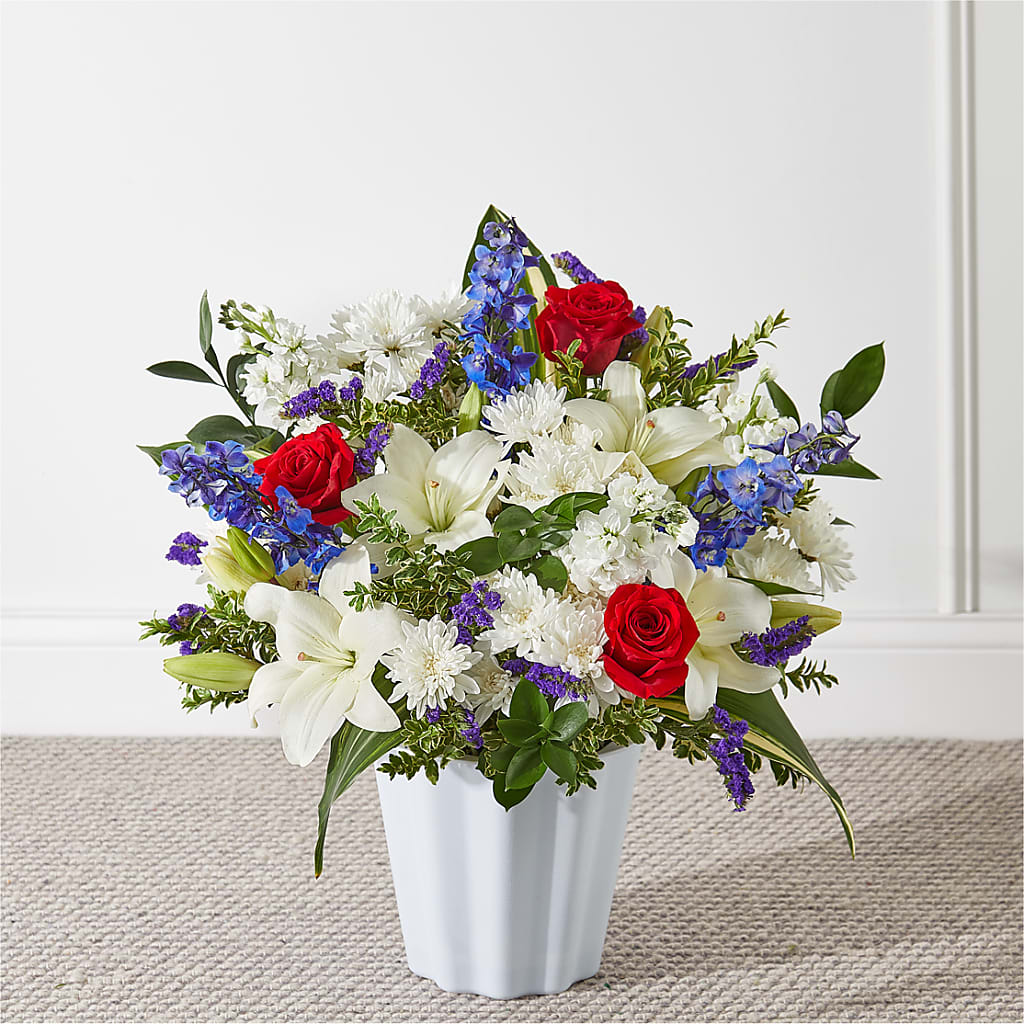 Consoled Floor Basket –  One Million Roses Llc, Caldwell ID