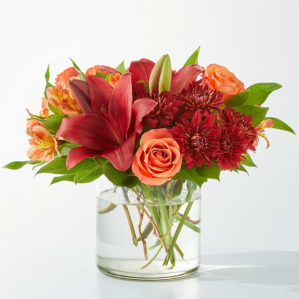 Crimson Leaves Bouquet –  One Million Roses Llc, Caldwell ID