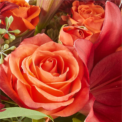 Crimson Leaves Bouquet –  One Million Roses Llc, Caldwell ID