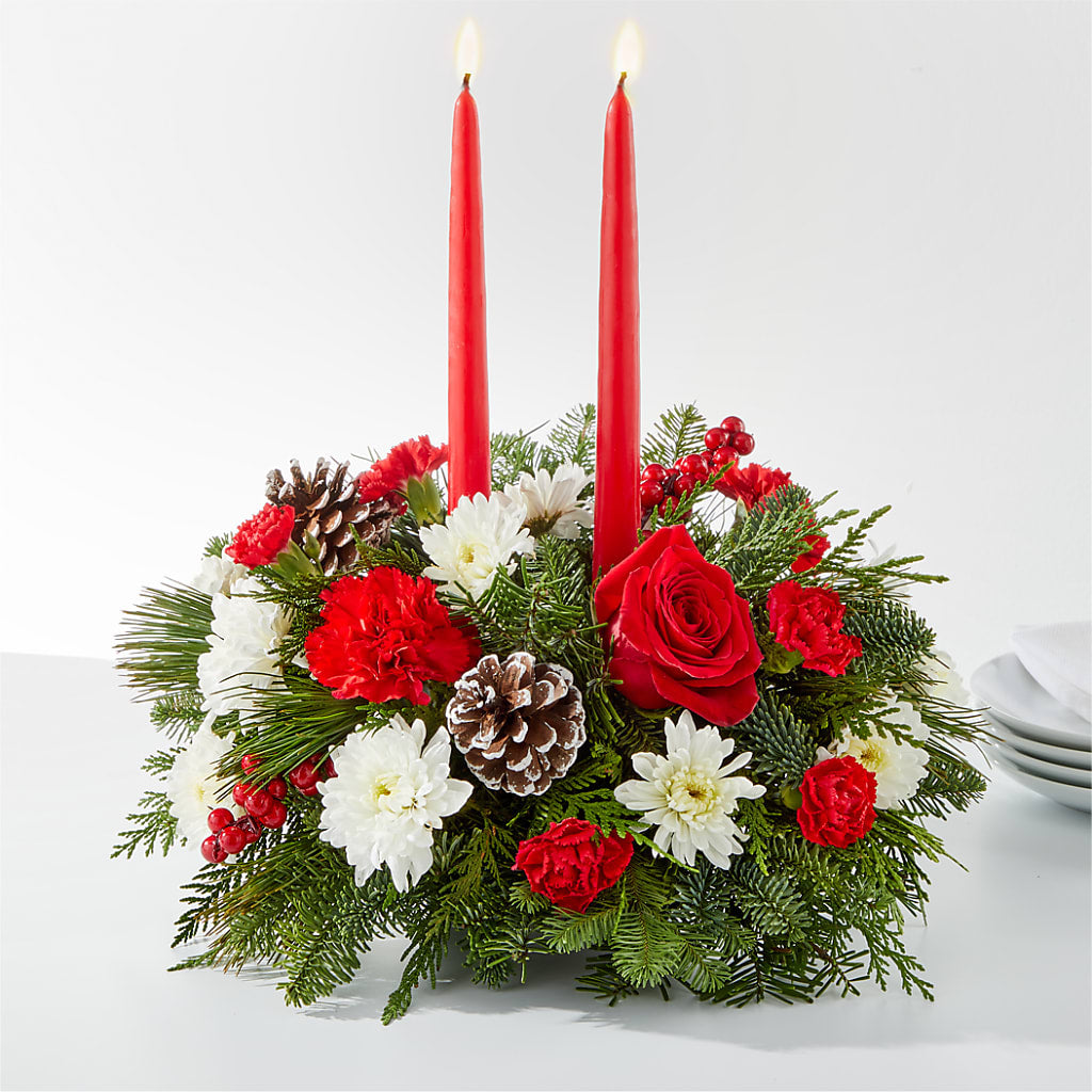 Holiday Soiree Centerpiece –  One Million Roses Llc, Caldwell ID