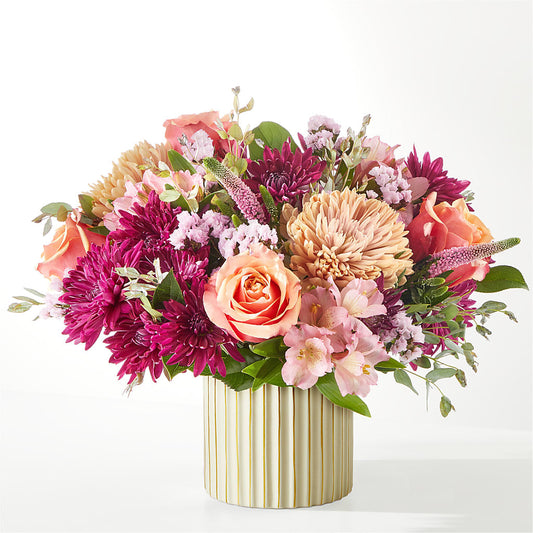 Berry Cobbler Bouquet with Ivory Vase –  One Million Roses Llc, Caldwell ID