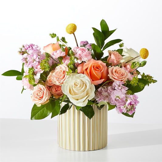 French Market Bouquet with Ivory Vase –  One Million Roses Llc, Caldwell ID