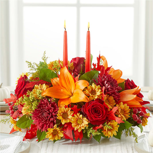 Autumn's Embrace Centerpiece –  One Million Roses Llc, Caldwell ID