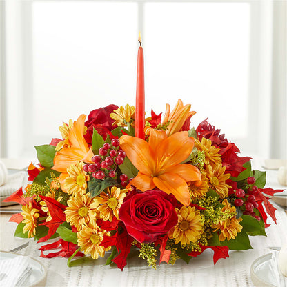Autumn's Embrace Centerpiece –  One Million Roses Llc, Caldwell ID