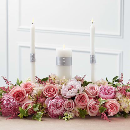 Worldwide Romance Unity Candle Arrangement –  One Million Roses Llc, Caldwell ID