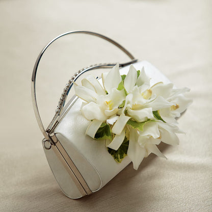 White Purse Decor –  One Million Roses Llc, Caldwell ID