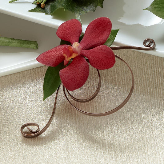 Red Mokara Boutonniere –  One Million Roses Llc, Caldwell ID