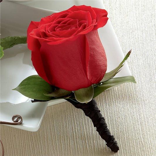Red Rose Boutonniere –  One Million Roses Llc, Caldwell ID